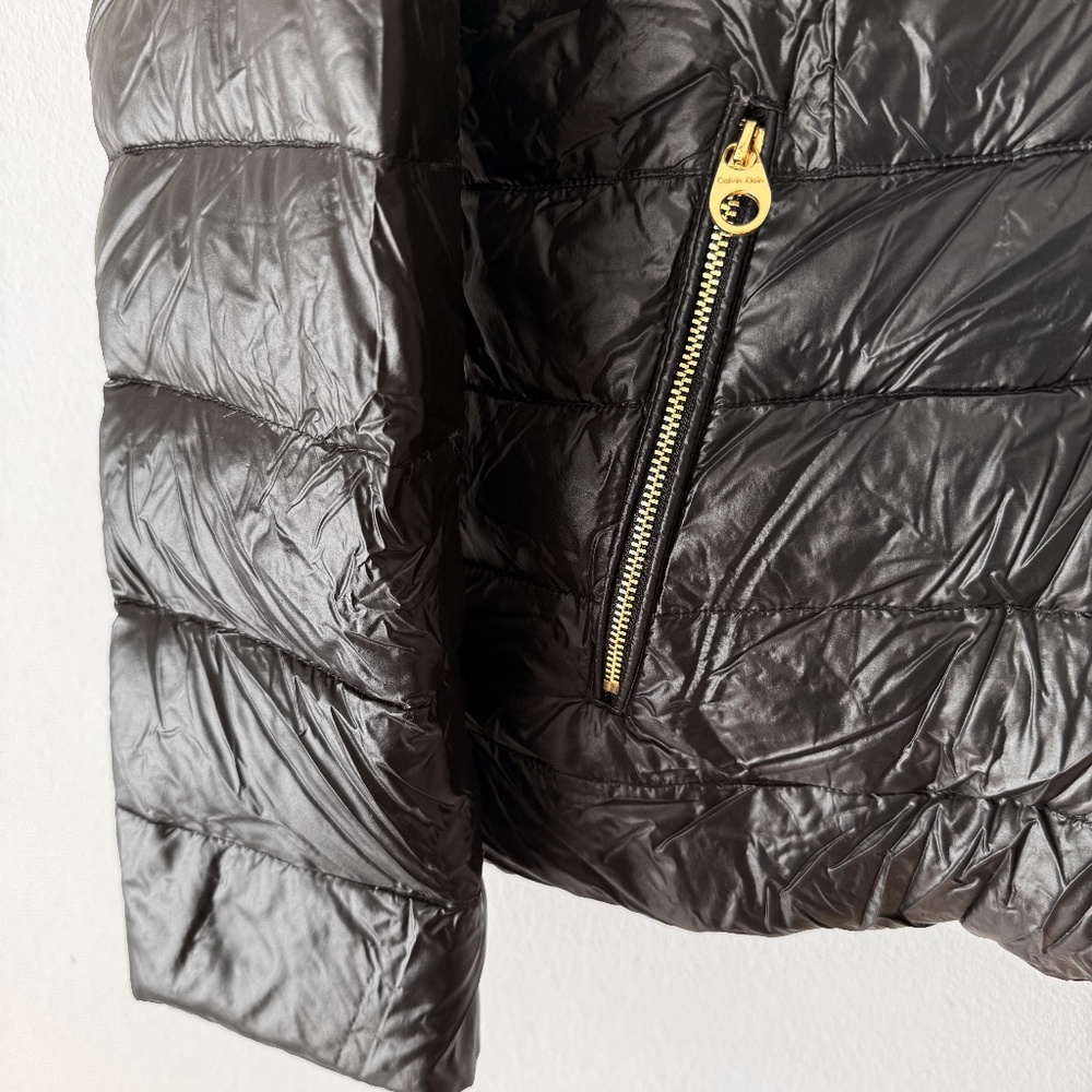 Calvin Klein Packable Black Down Jacket With Remo… - image 5